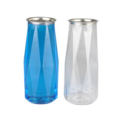 Plastic Drank Juice Milk Soft Drink Cans 500ml met Aluminium Gemakkelijke Open Einden