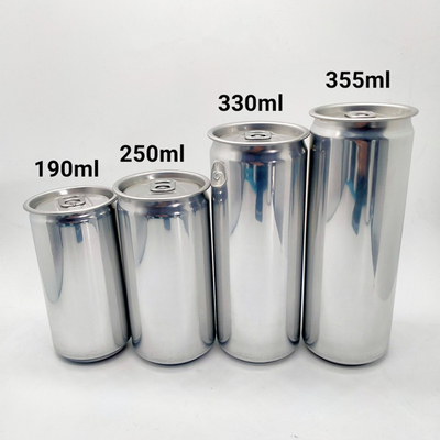 Slanke Lege 330 ml-Blikkendouane Logo Aluminum Soft Drinks Cans van de Sodadrank