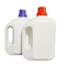 De witte Lege Was van 3000ml op Vloeibare Flessenhdpe Detergent Rekupereerbare Containers