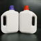 De witte Lege Was van 3000ml op Vloeibare Flessenhdpe Detergent Rekupereerbare Containers