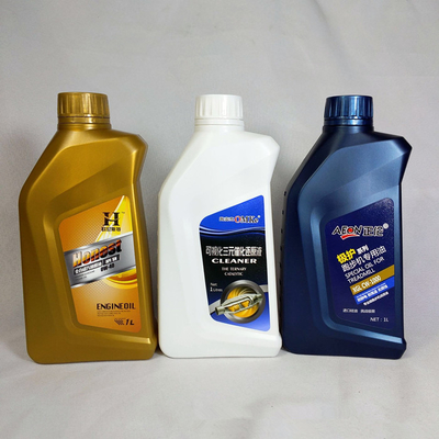 De rekupereerbare HDPE Plastic van de de Oliefles van de 1 Litermotor Kruik Naar maat gemaakte Dia 95mm